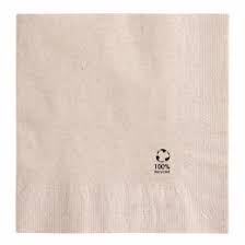 Serviettes 33x33 ECO 2Plis Brun - 2400 pces